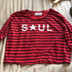 Soulcycle Long Sleeve Crop Top
